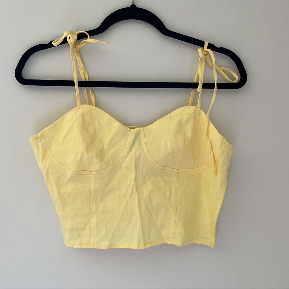 NWOT F21 Yellow Tank Top